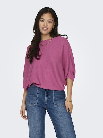 JDY Sweater 'NEW BEHAVE' in Pink: front