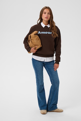Sweat-shirt 'KAmila' Kaffe en marron
