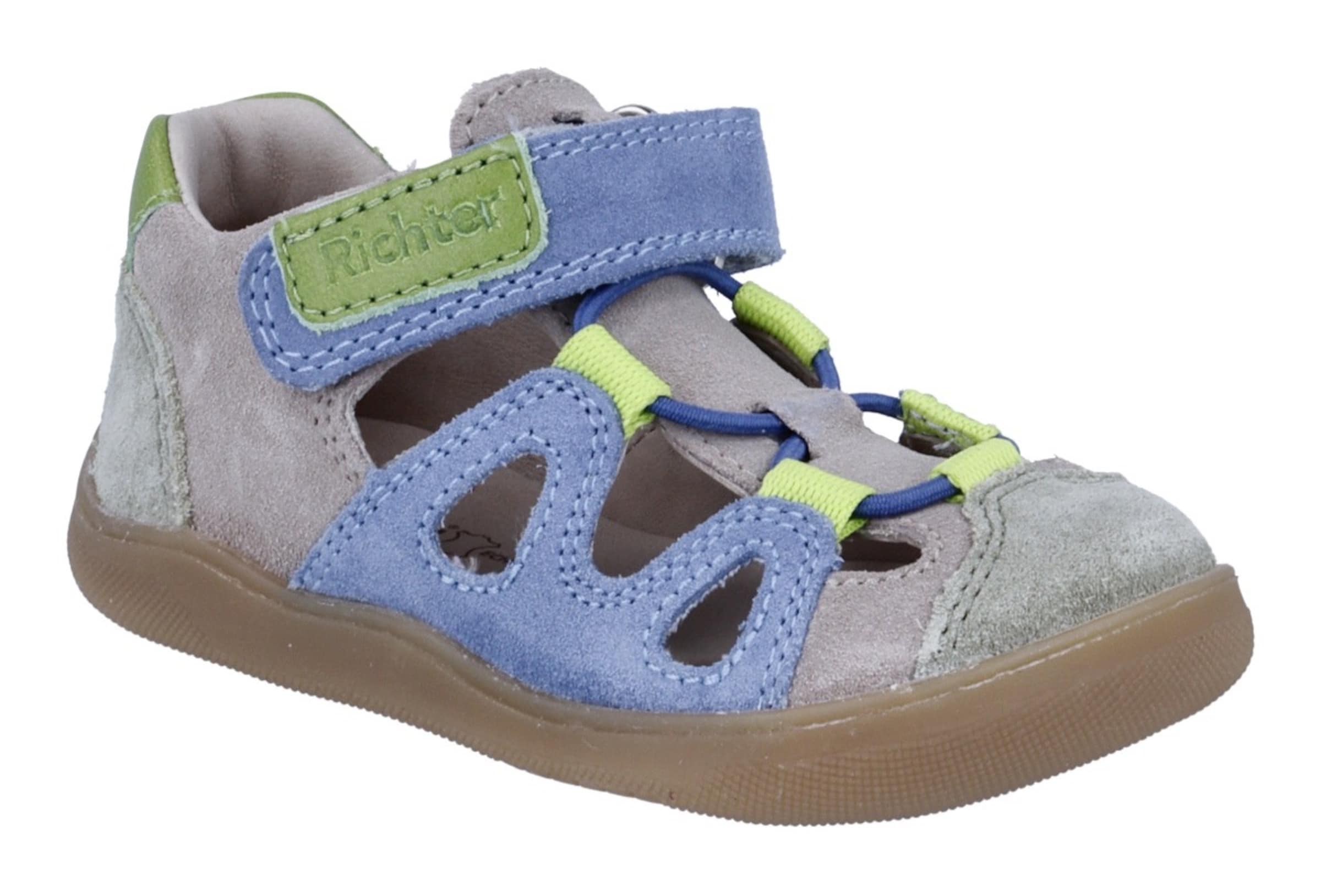 Richter Schuhe Sandals & Slippers in Grey: front