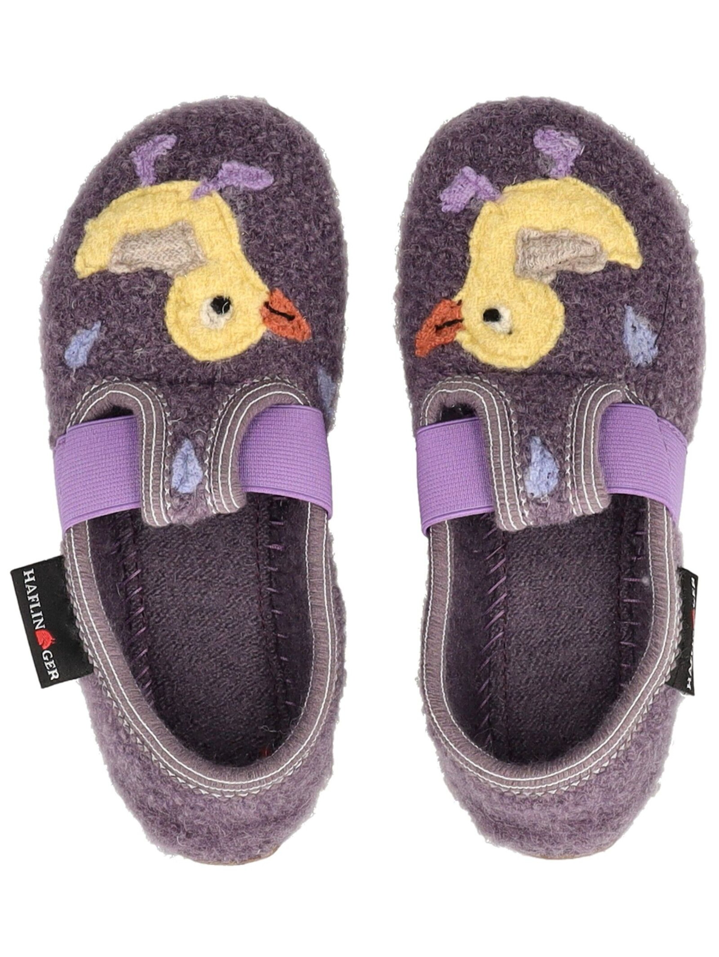 HAFLINGER Huisschoenen in Lila
