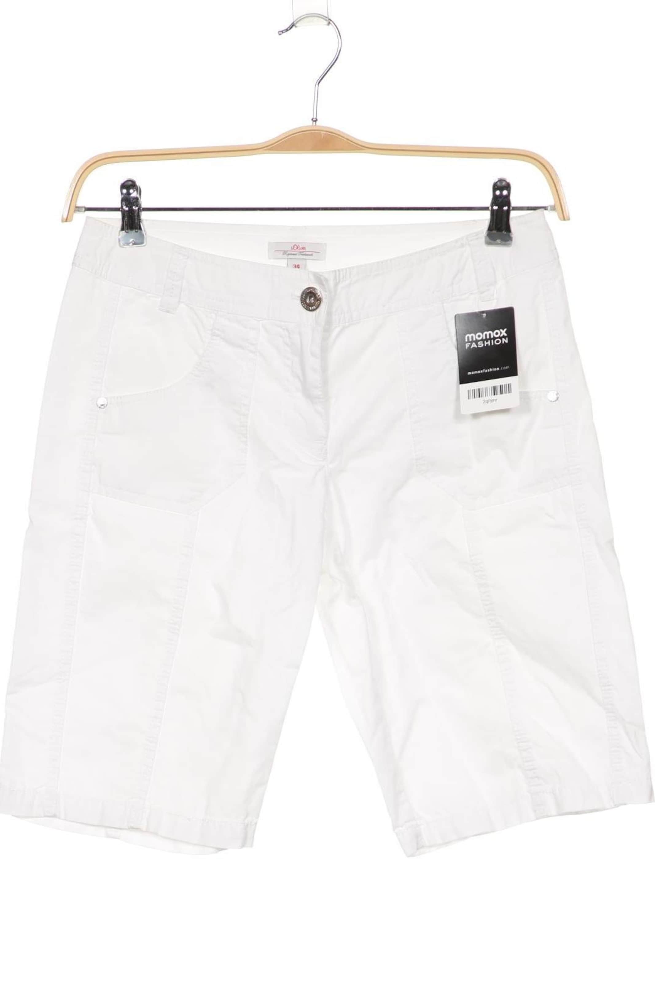 s.Oliver Shorts in XS in White: front
