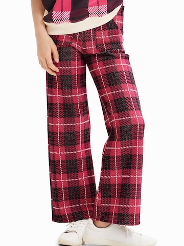 Desigual Regular Pants 'DENIS' in Red: front