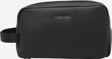 melns Calvin Klein Tualetes piederumu soma: no priekšpuses