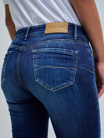 évasé Jean 'Wonder' Salsa Jeans en bleu