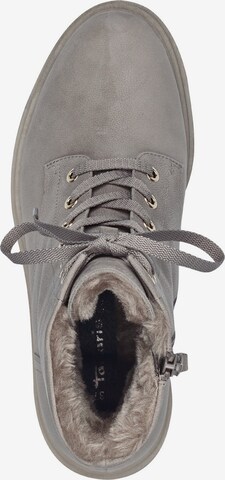 TAMARIS Lace-up bootie in Grey