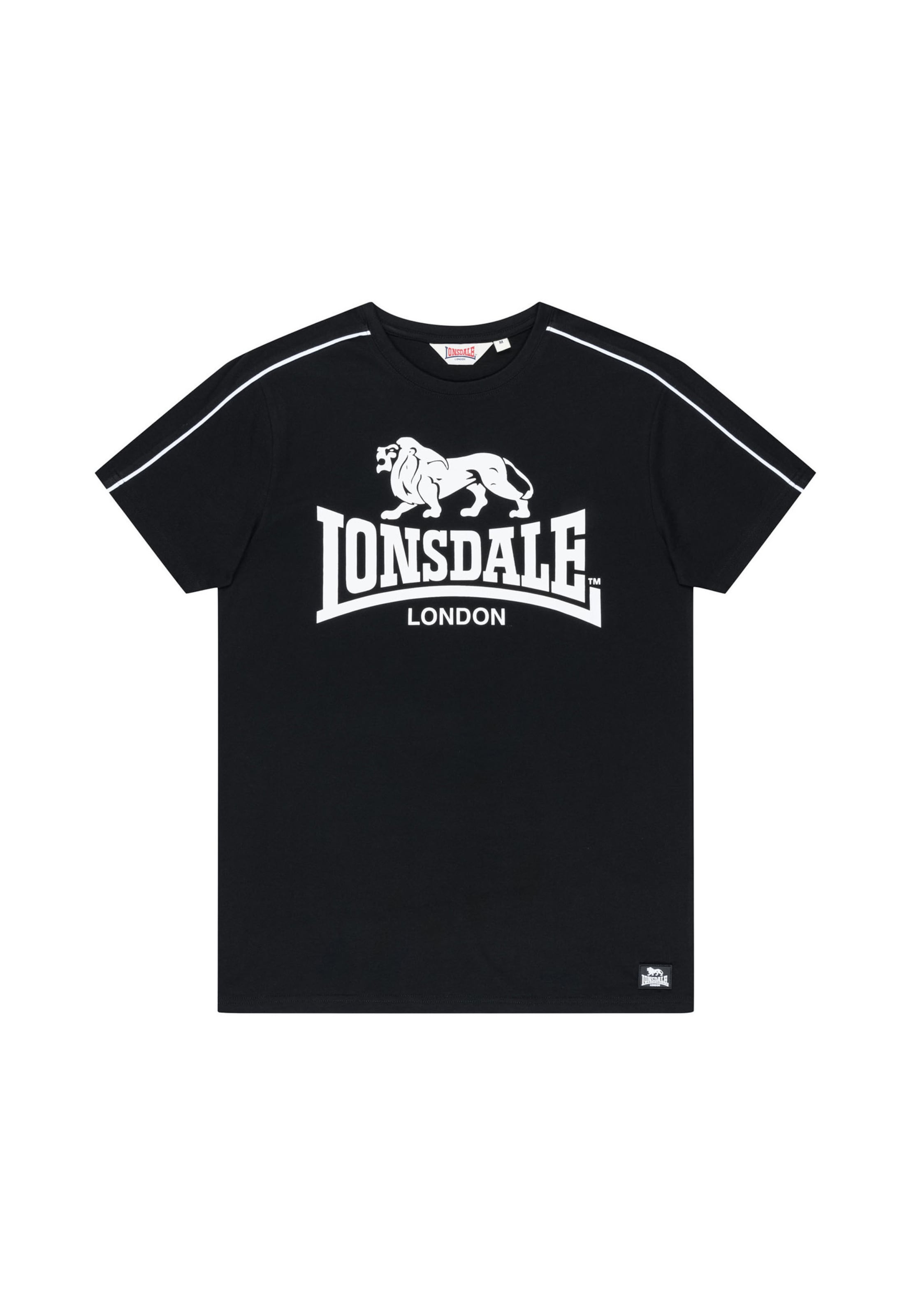 Lonsdale London Koszulka 'Ruislip' w kolorze czarny: przód