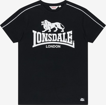 Lonsdale London Koszulka 'Ruislip' w kolorze czarny: przód