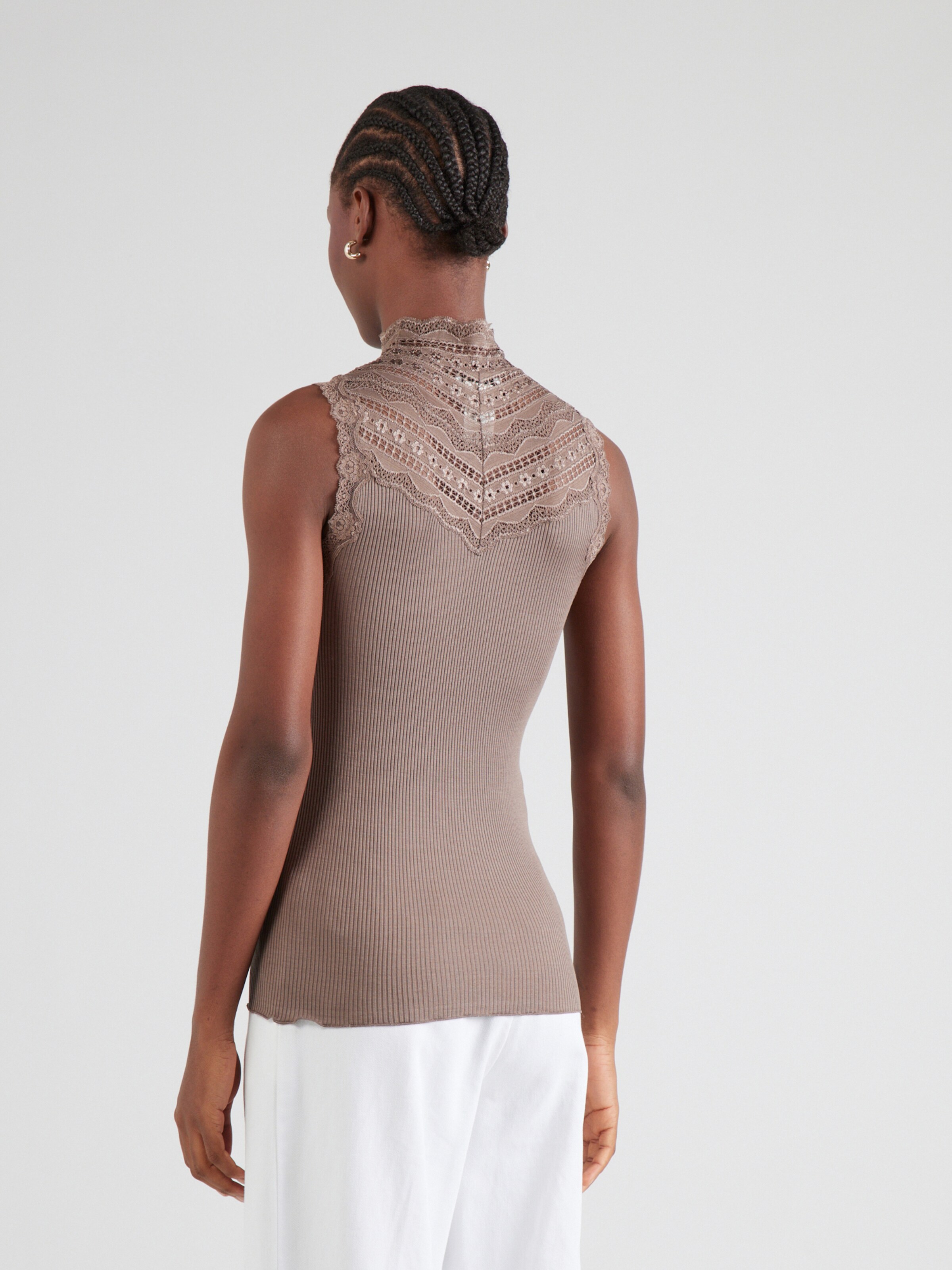 Bruin kanten hemdje new arrivals