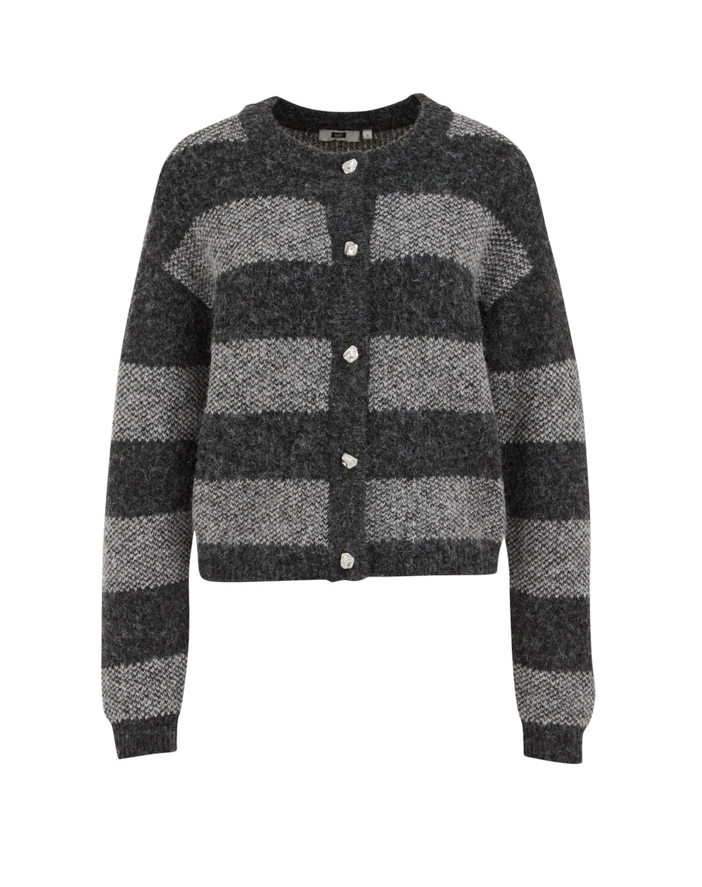 WE Fashion Kardigán - Sivá: predná strana