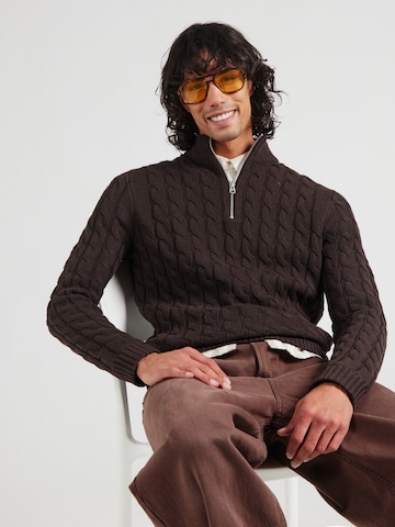 Pull-over 'ONSKICKER' Only & Sons en marron : devant