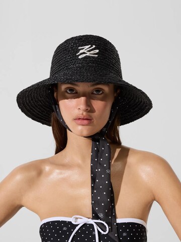 Karl Lagerfeld Klobouk – černá: přední strana