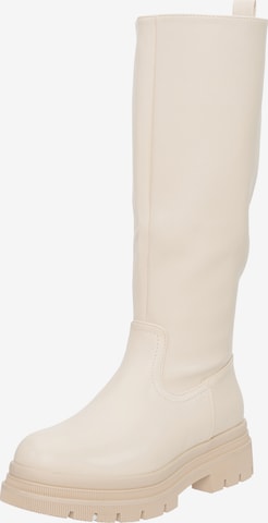 Salinyang Boots in Beige: front