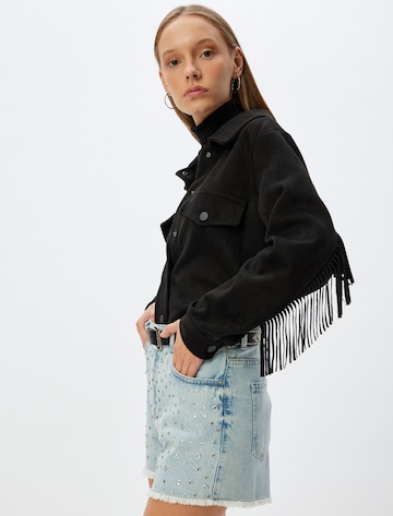 Koton Übergangsjacke in Schwarz