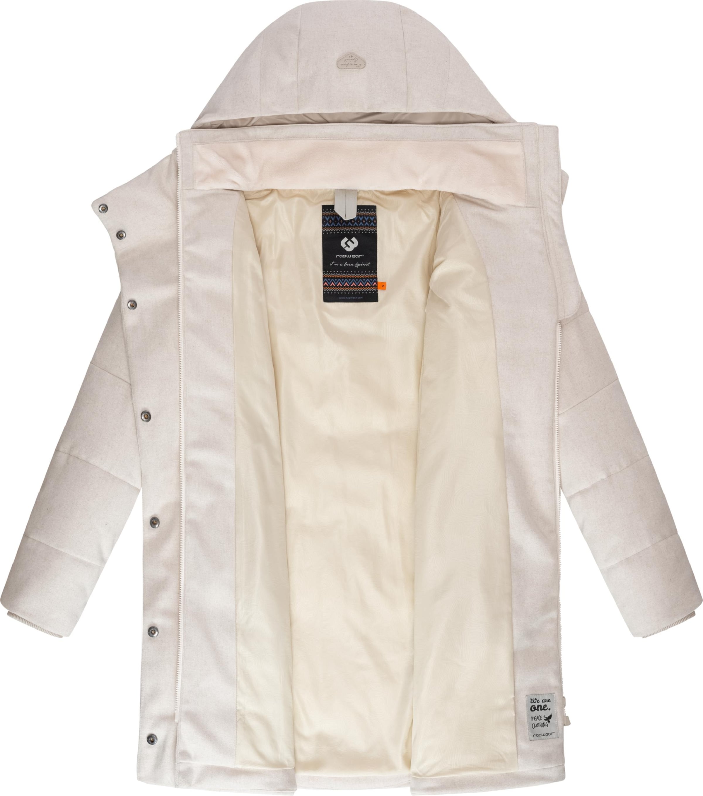 Ragwear Vinterfrakke 'Pavla' i beige