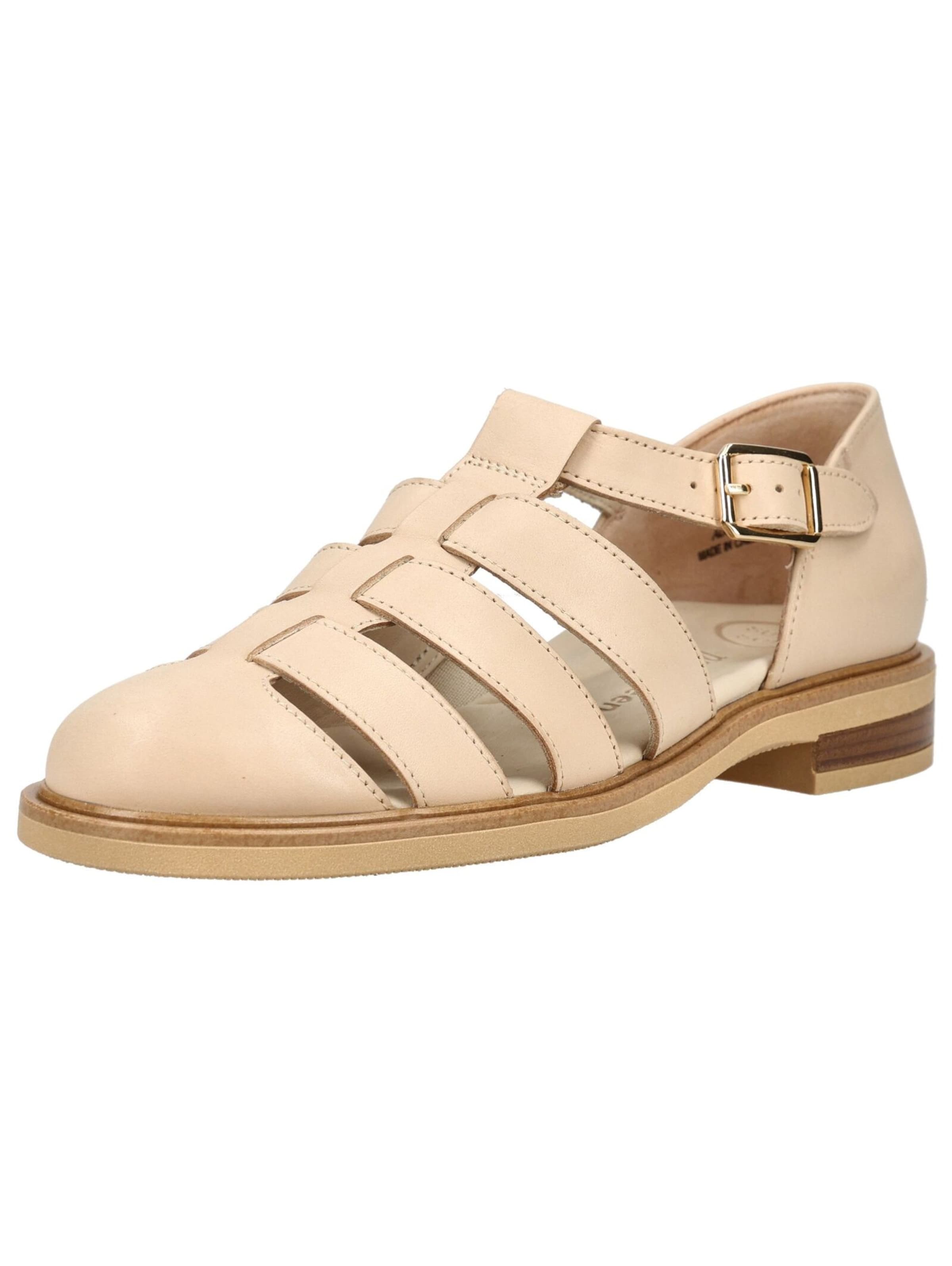 Sandalo con cinturino di Paul Green in beige: frontale
