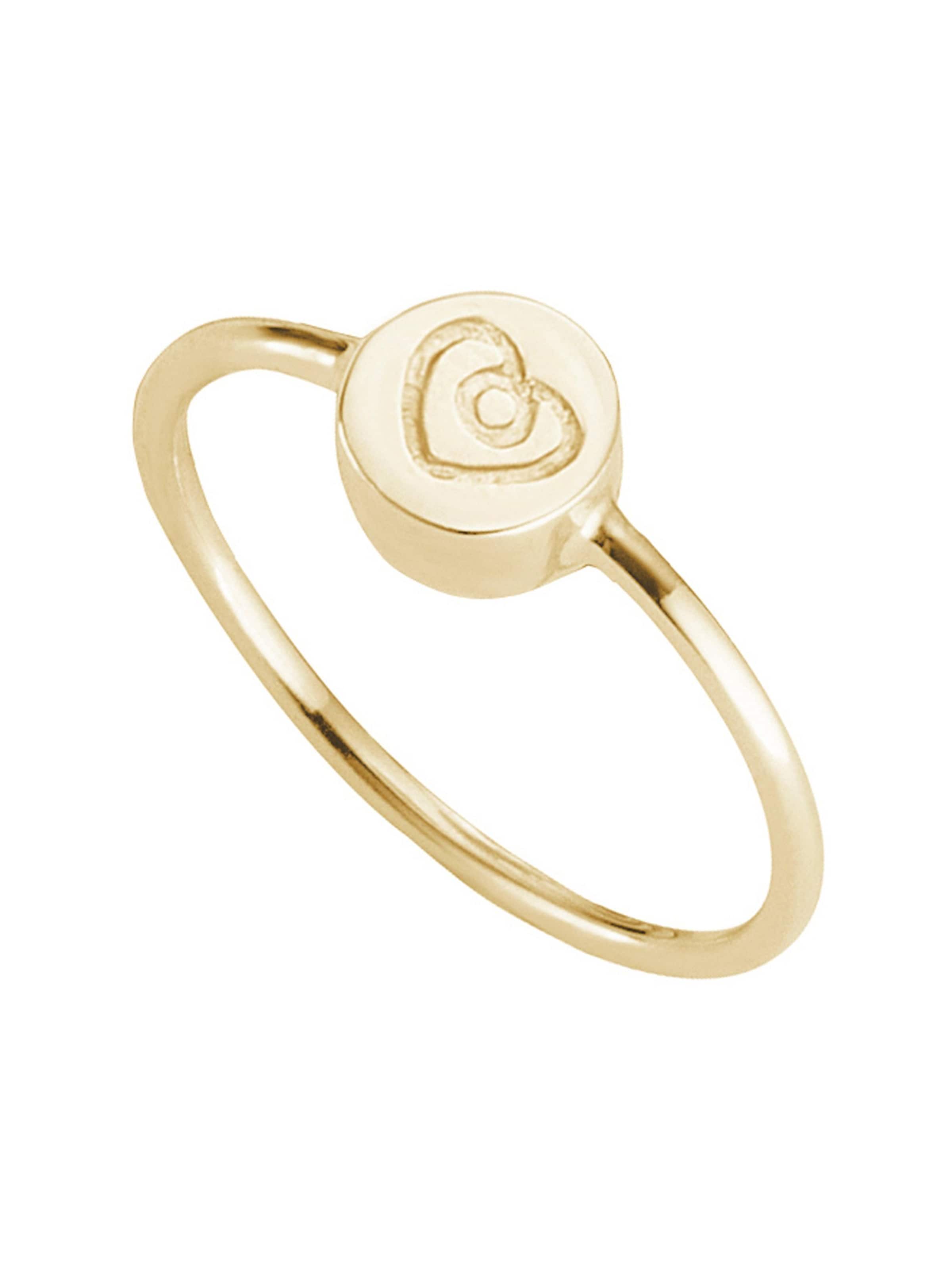 caï Ring in Gold: Vorderseite