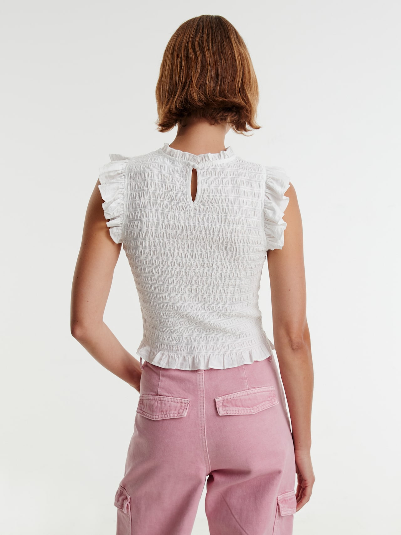 EDITED Haut 'Ava' blanc