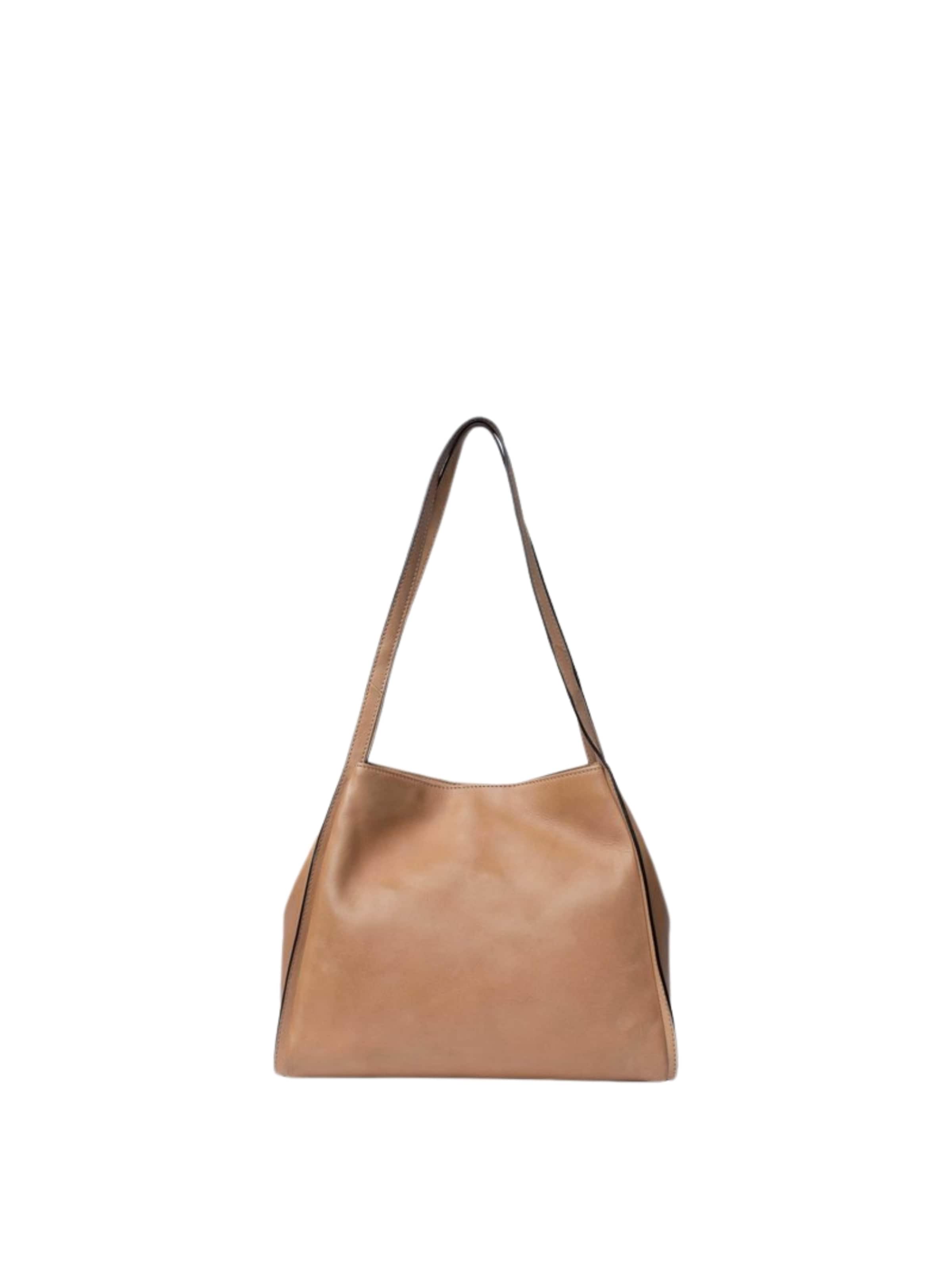 RE:DESIGNED Shopper ' Nino ' in Bruin: voorkant