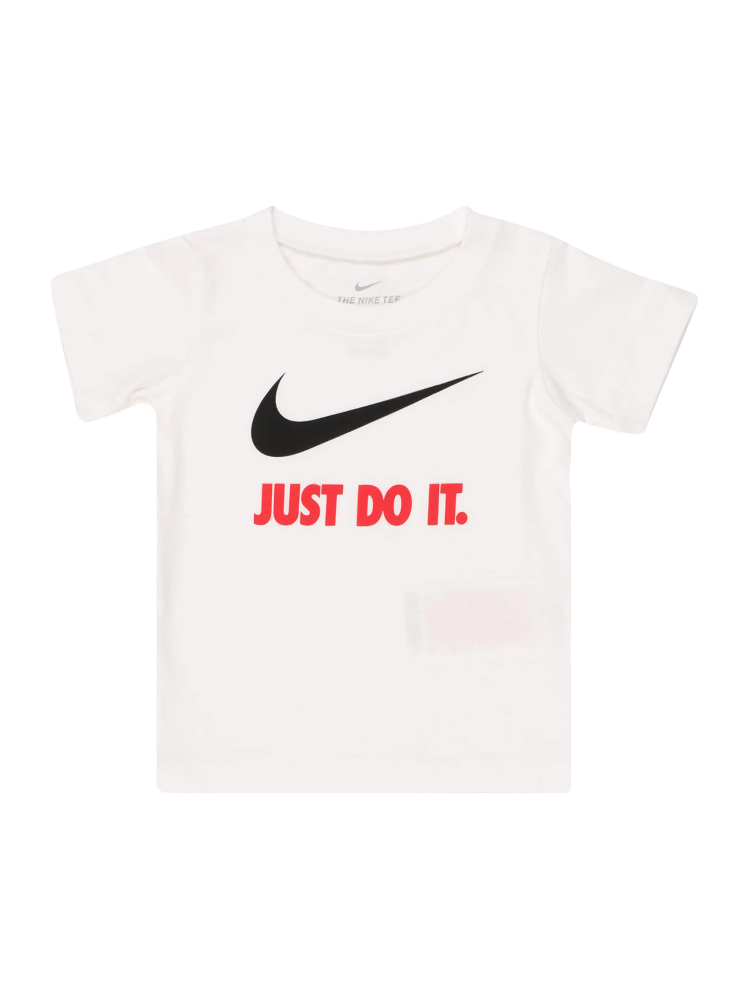 Nike Sportswear - Camiseta 'SWOOSH' en blanco: frente