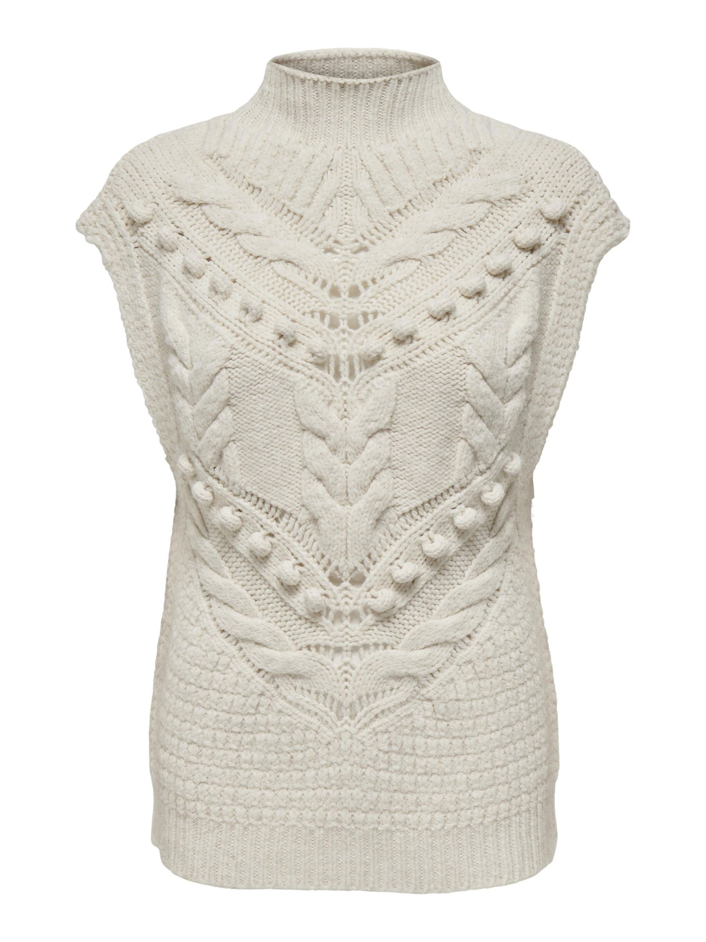 Gilet in maglia di ONLY in grigio: frontale