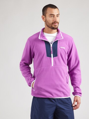 COLUMBIA - Chaqueta polar funcional 'Sequoia Grove' en lila: frente