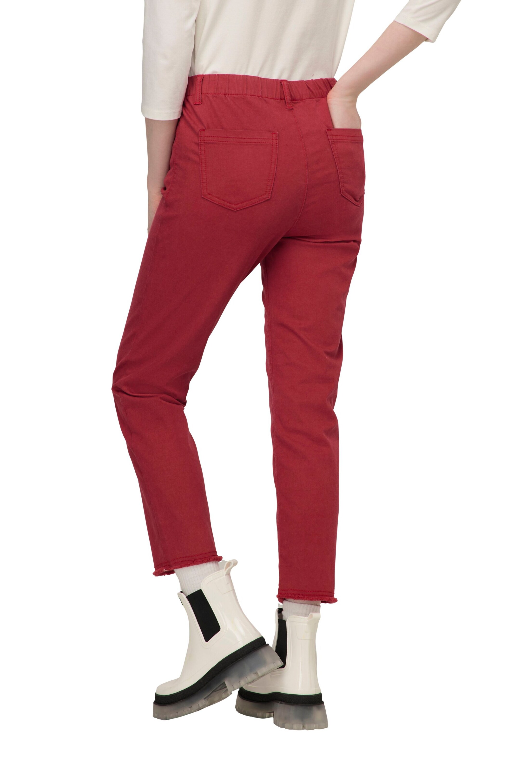 LAURASØN Slimfit Hose in Rot