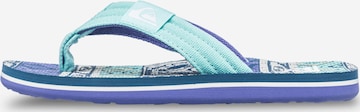 Chaussures ouvertes 'Molokai Layback' QUIKSILVER en bleu : devant