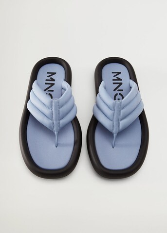 MANGO Pantofle – modrá