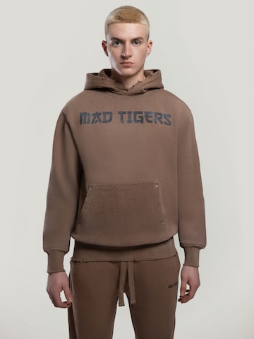 MAD TIGERS Sweatshirt 'Vintage' in Brown