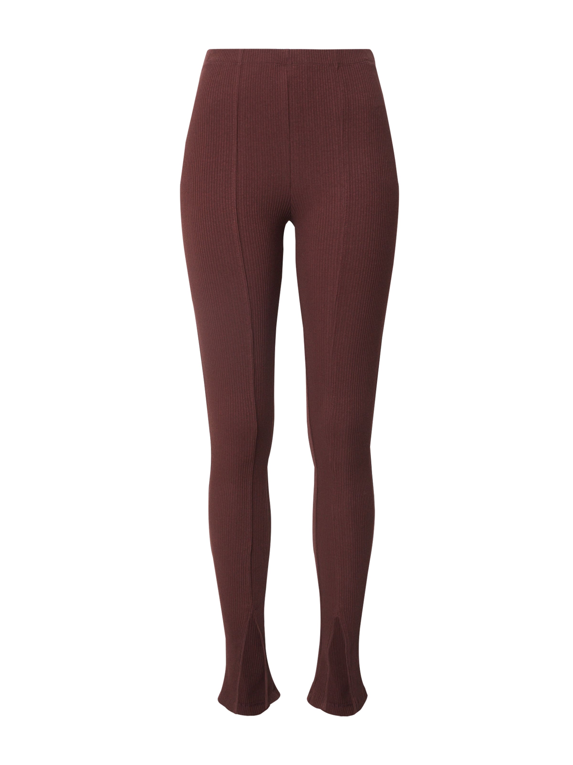 A LOT LESS - Skinny Leggings 'Indira' en marrón: frente