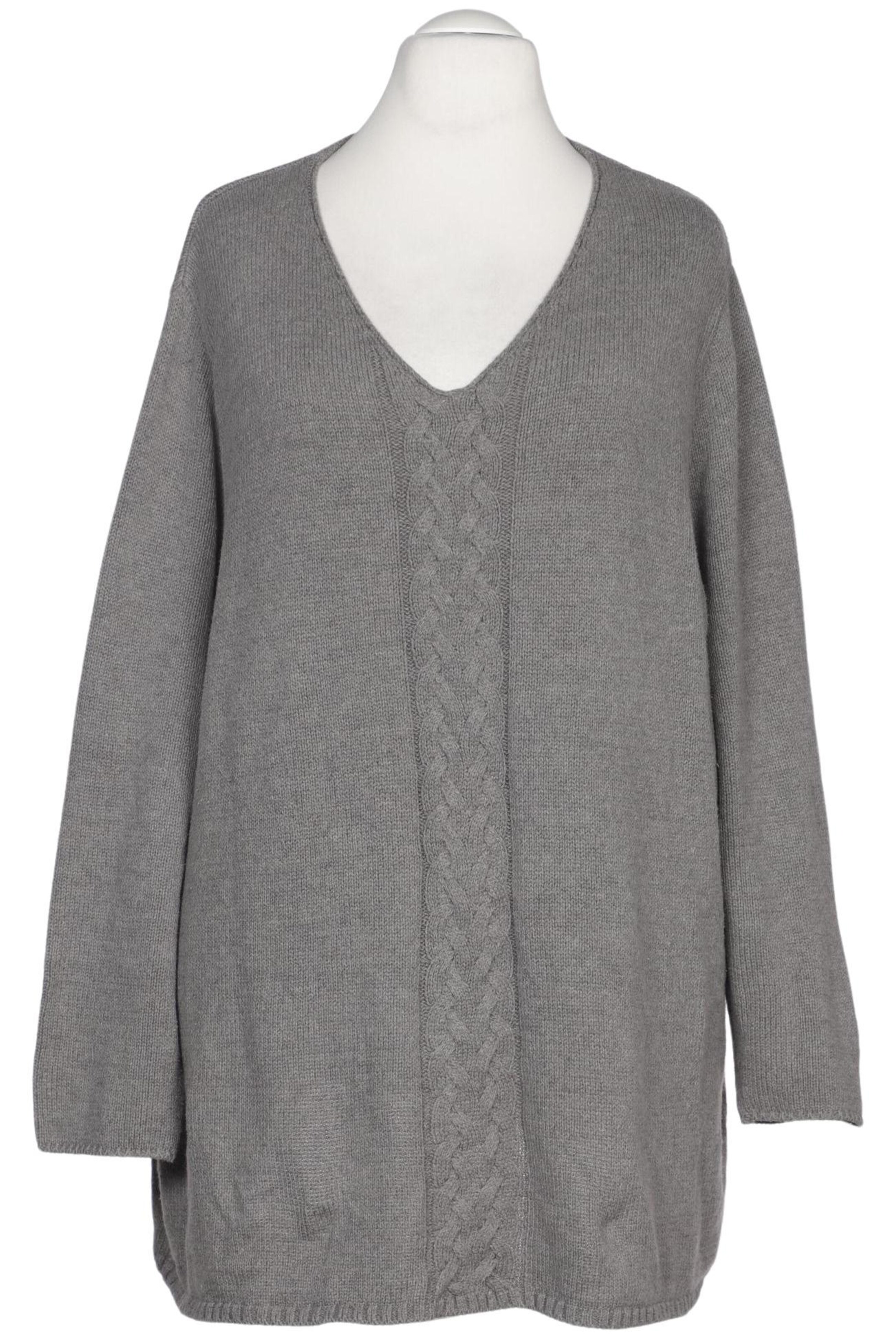 Ulla Popken Pullover 9XL in Grau: Vorderseite