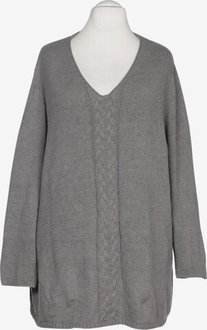 Ulla Popken Pullover 9XL in Grau: Vorderseite