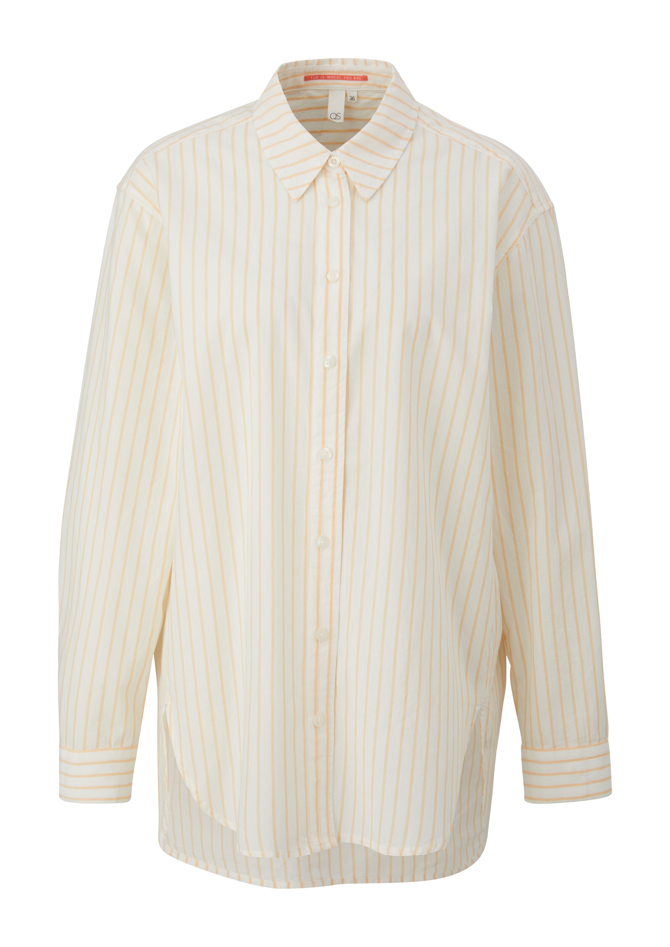 QS Blouse in Wit: voorkant