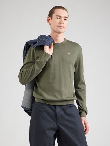 Pull-over 'DROZ 5' NAPAPIJRI en vert : devant