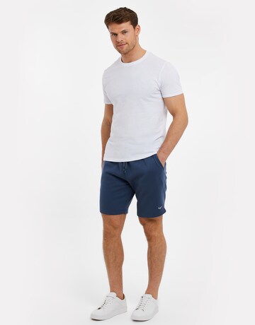 Threadbare Regular Trousers in Blue: front