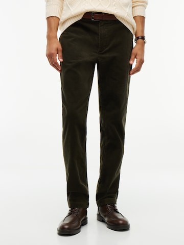 TOMMY HILFIGER Slimfit Hose 'Denton' in Grün: Vorderseite