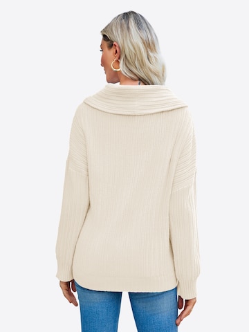 Imily Bela Pullover i beige: tilbage