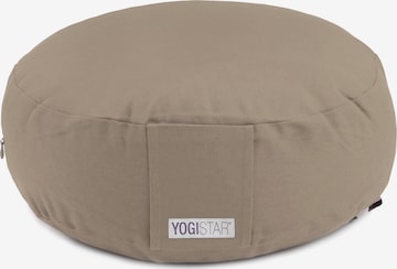 YOGISTAR.COM Pillow in Brown: front