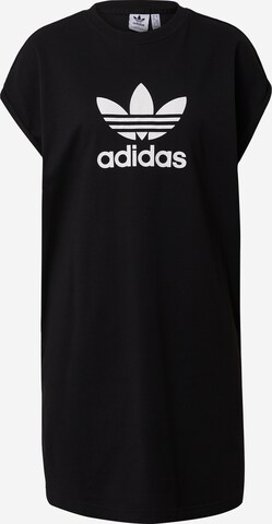 ADIDAS ORIGINALS Šaty 'Adicolor' - Čierna: predná strana