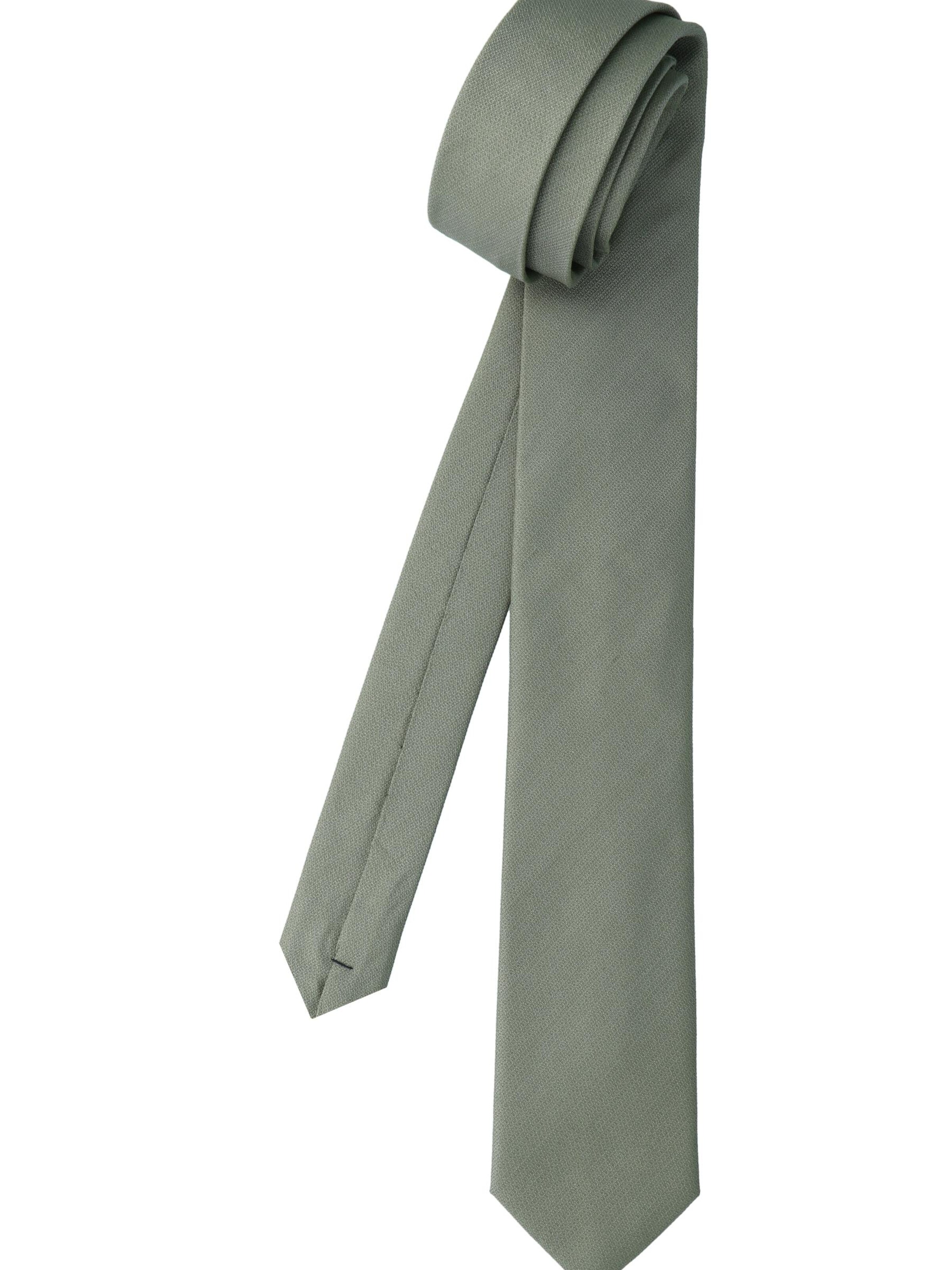 WILLEN Tie 'Uni Struktur' in Green