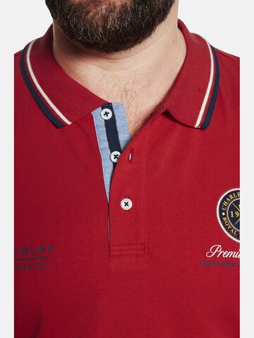 Charles Colby Poloshirt ' Earl Joylin ' in Rot