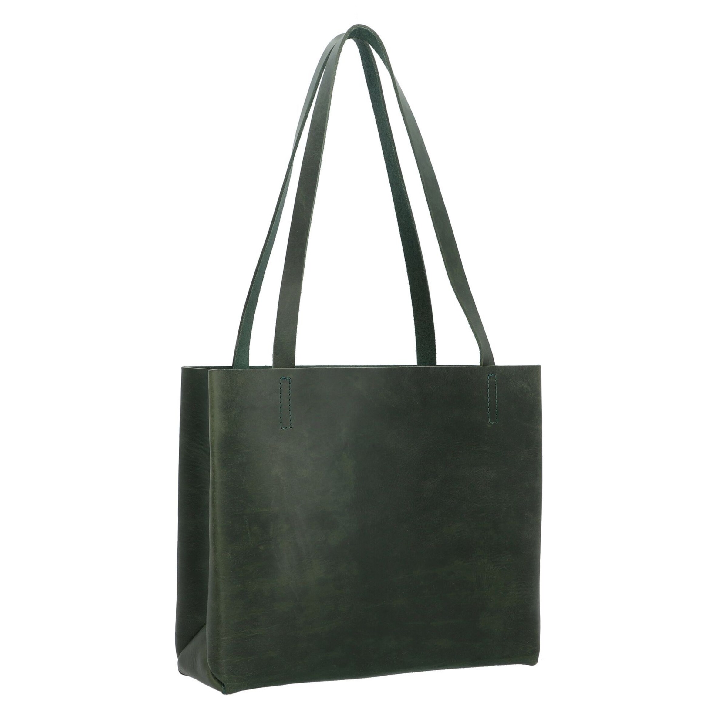 Borsa a spalla 'Paperbag' di Harold's in verde