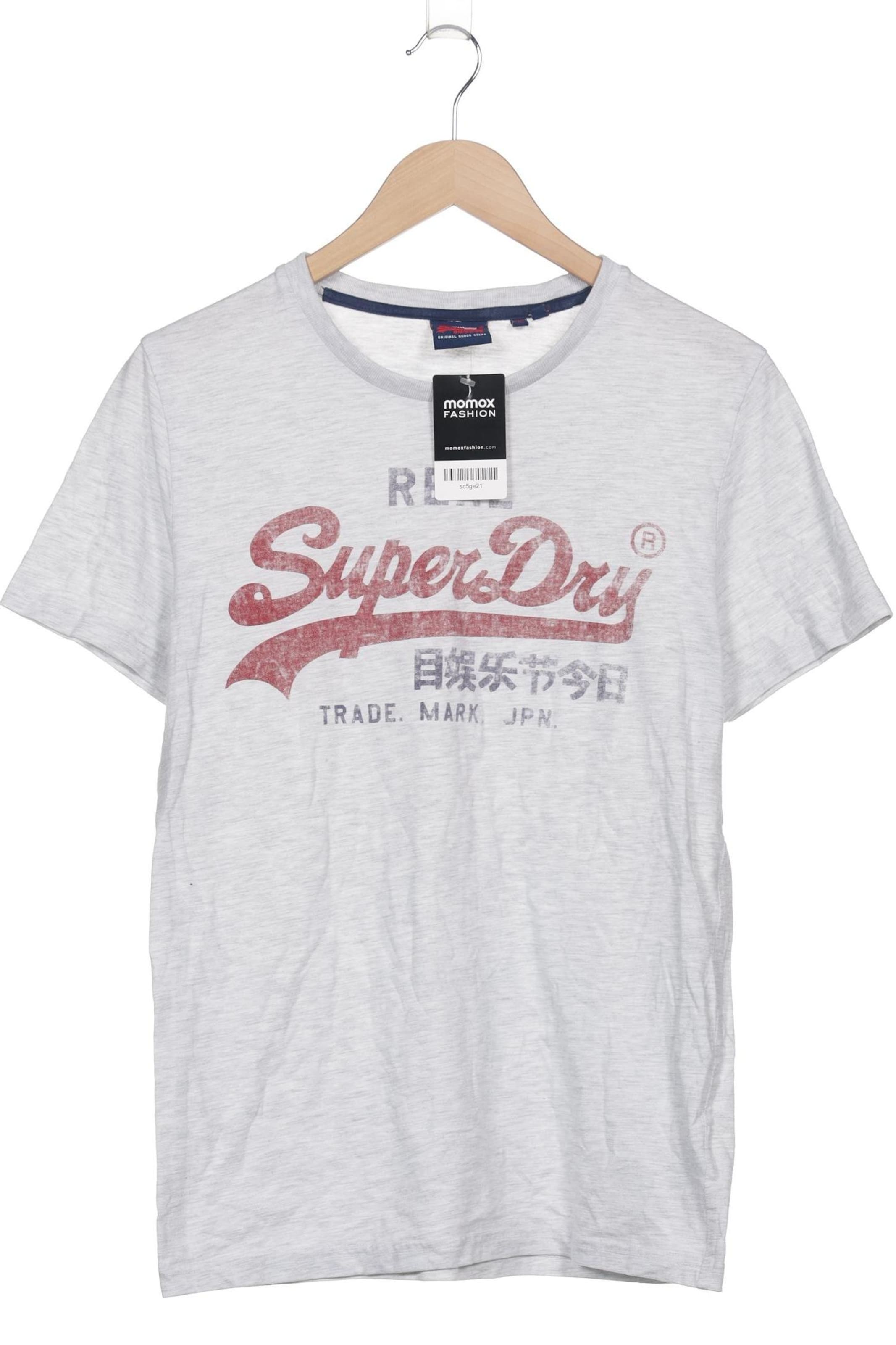 Superdry T-Shirt L in Grau: Vorderseite