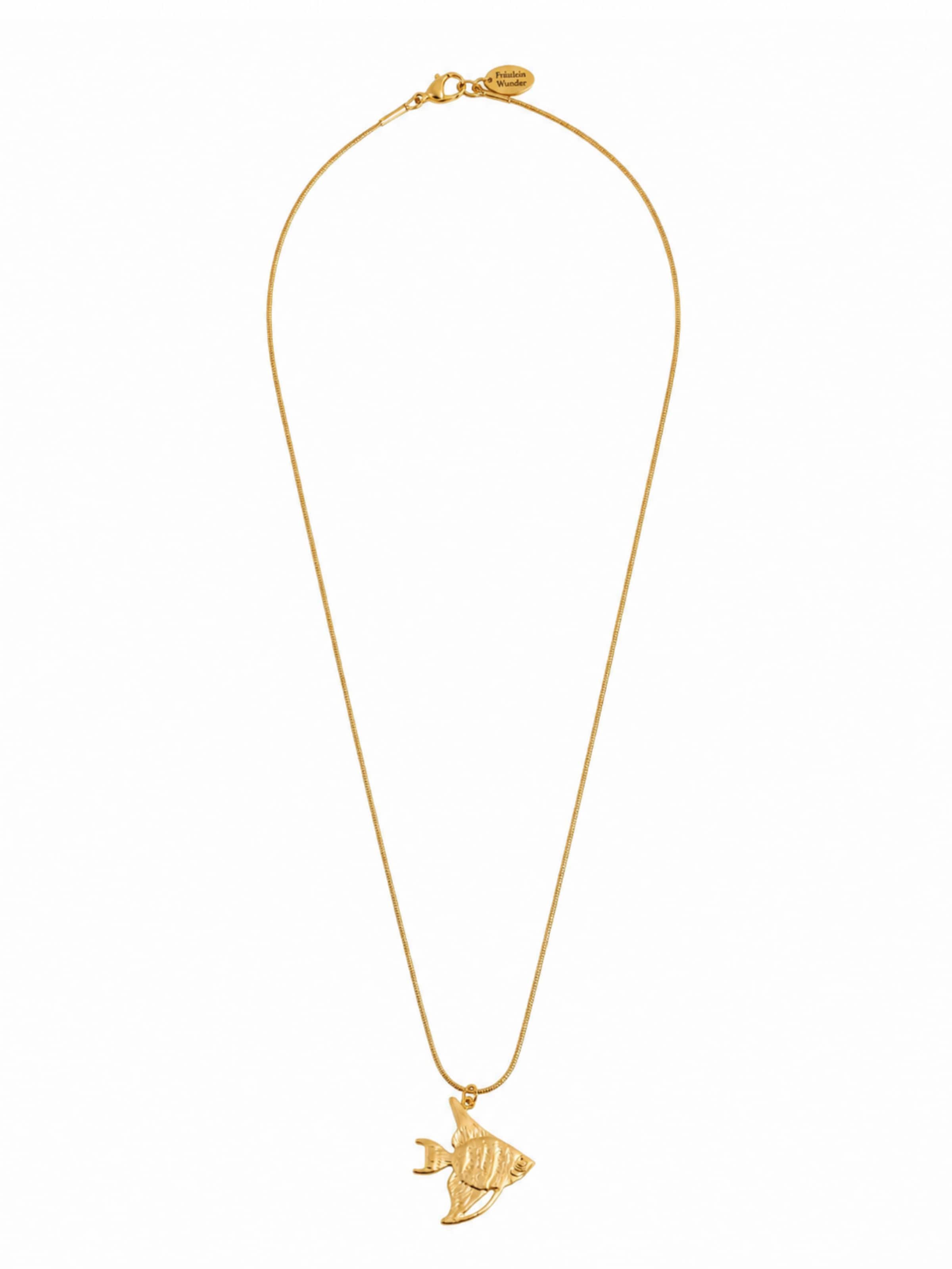 Fräulein Wunder Kette 'Fisch'‌ in Gold: Vorderseite