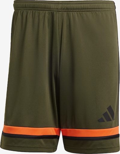 ADIDAS PERFORMANCE Urheiluhousut 'Squadra 25' värissä oliivi / oranssi / musta, Tuotenäkymä