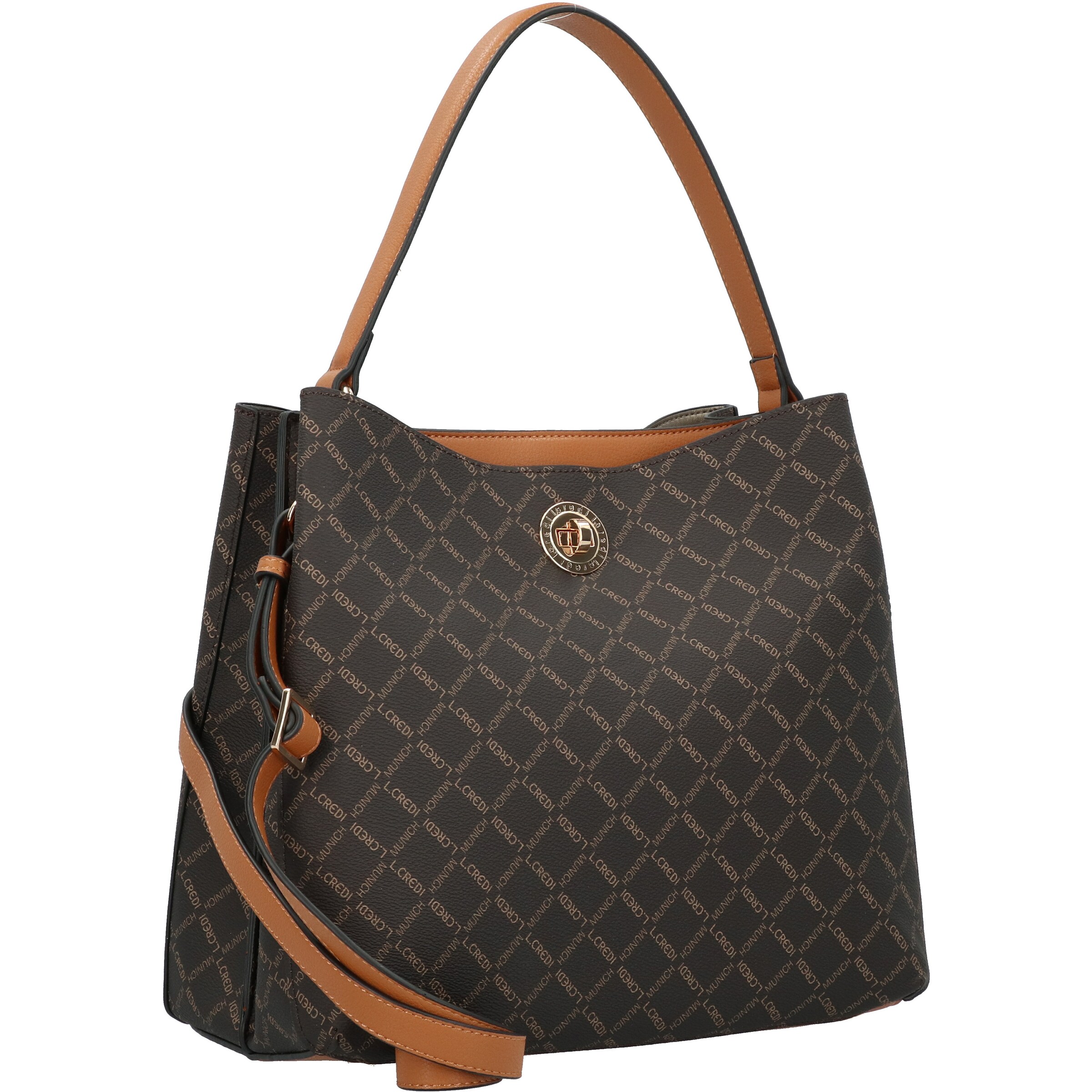 Borsa a tracolla 'Filiberta' di L.CREDI in marrone