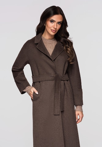 Ombre Tussenmantel in Bruin