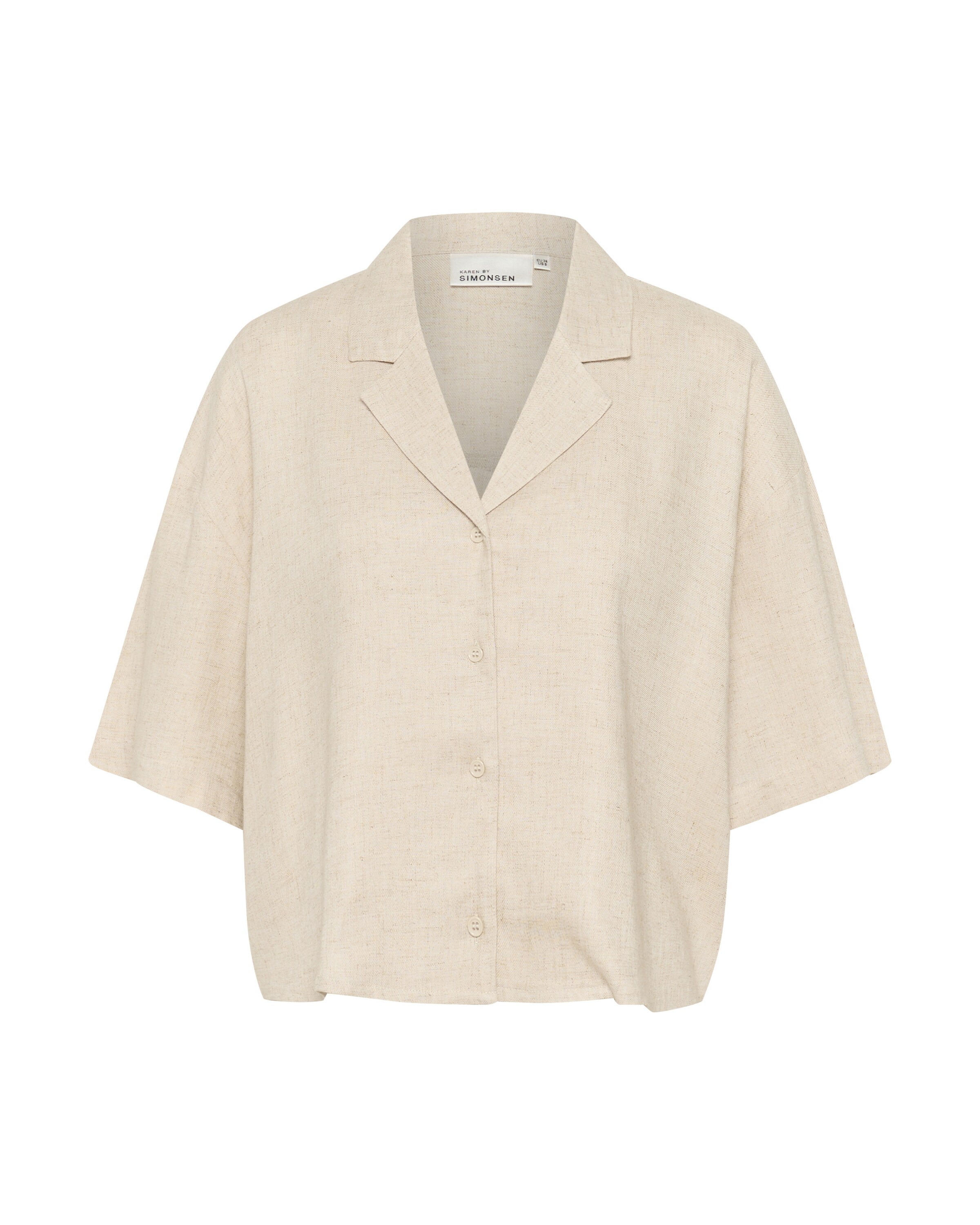 KAREN BY SIMONSEN Bluse 'Vala' in Beige: Vorderseite
