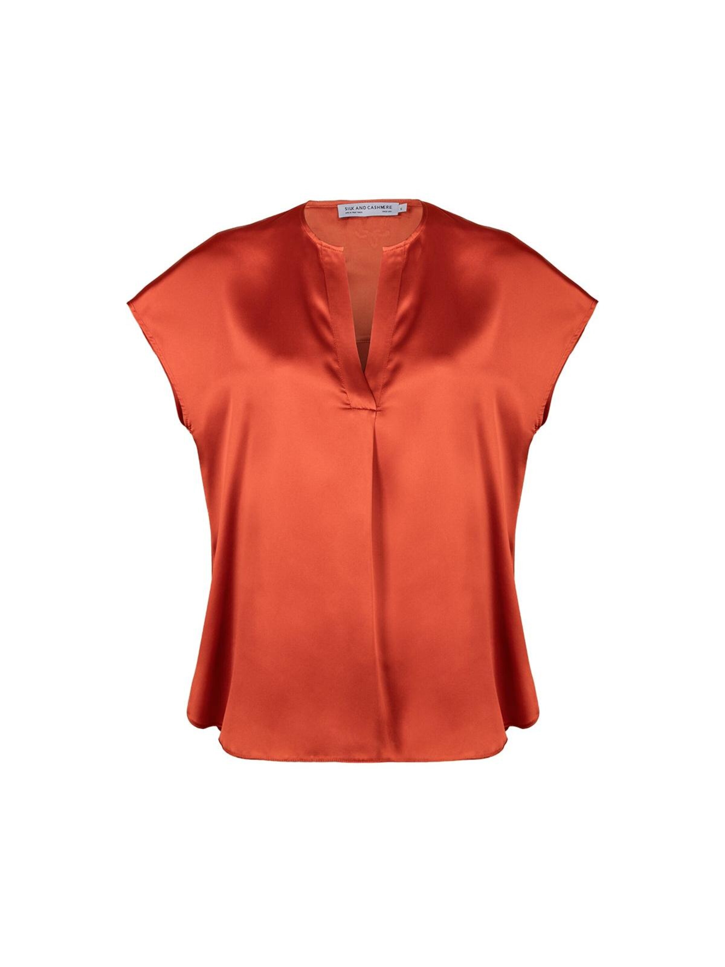 Chemisier SILK & CASHMERE en orange