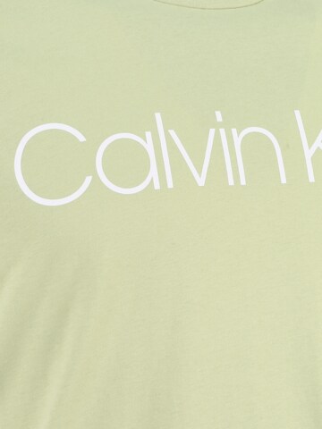 Calvin Klein Big & Tall Regular Fit T-Shit in Grün